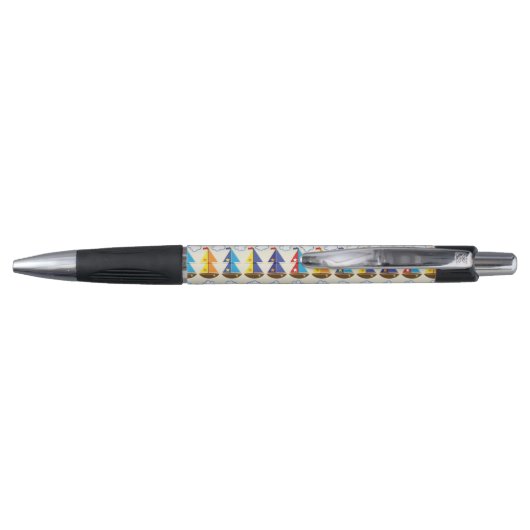 Cute Sailboat Pattern 2 Pen (Achterkant)