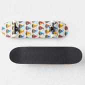 Cute Sailboat Pattern 2 Skateboard (Horizontaal)