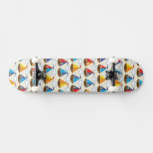 Cute Sailboat Pattern 2 Skateboard (Horizontaal)