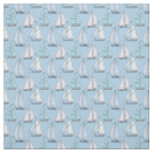 Cute Sailboat Pattern | Monogram 2 Stof (Swatch)