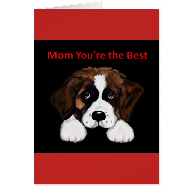 Cute Saint Bernard (Voorkant)