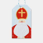 Cute Saint Nicholas Cadeaulabel (Voorkant)