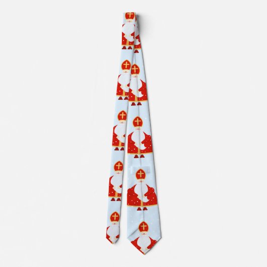 Cute Saint Nicholas Stropdas (Achterkant)