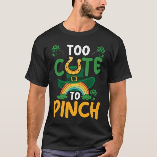 Cute Saint Paddys Irish Lucky St Patricks Day T-shirt (Voorkant)
