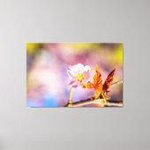Cute Sakura Flower Canvas Afdruk (Voorkant)