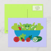 Cute Salad Briefkaart (Voorkant / Achterkant)