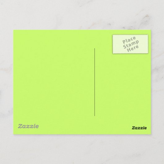 Cute Salad Briefkaart (Achterkant)