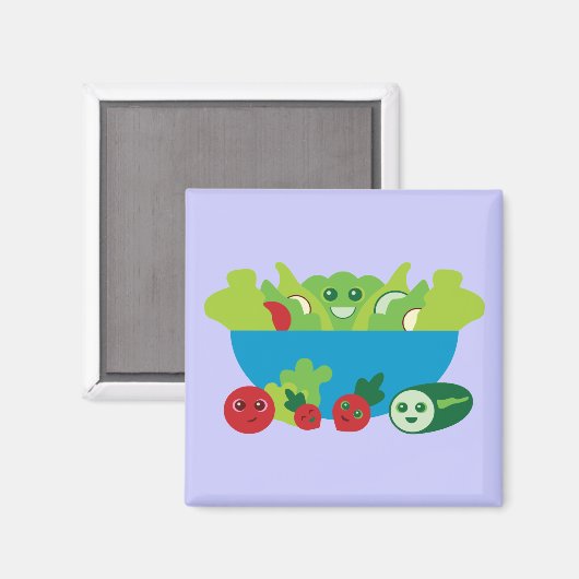 Cute Salad Magneet (Voorkant / Achterkant)