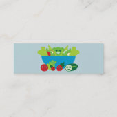 Cute Salad Mini Visitekaartje (Achterkant)