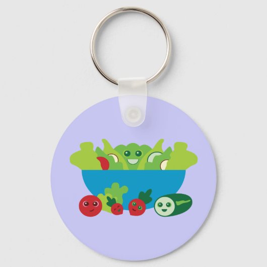 Cute Salad Sleutelhanger (Voorkant)