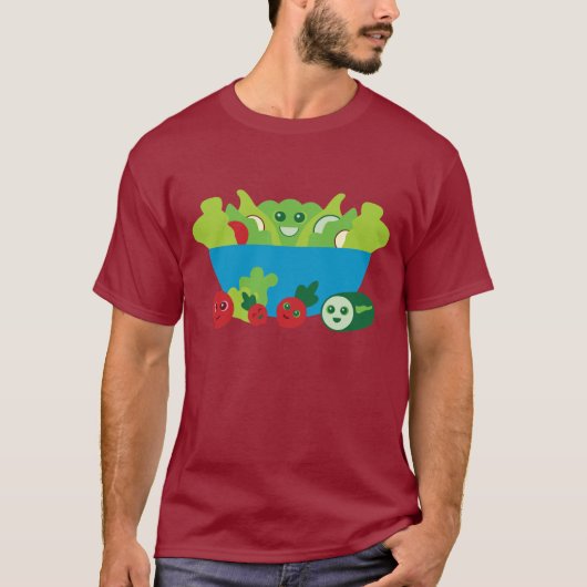 Cute Salad T-shirt (Voorkant)