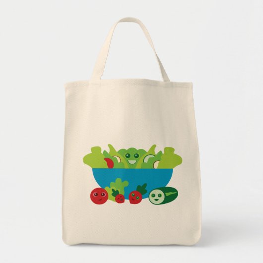 Cute Salad Tote Bag (Voorkant)
