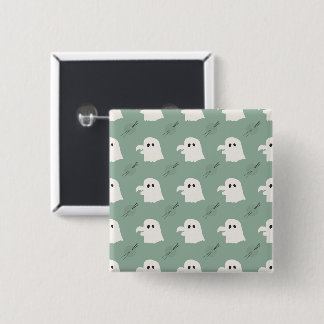 Cute Saliegroene Geest Cardigan Patroon Vierkante Button 5,1 Cm