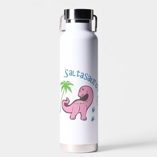 Cute Saltasaurus Waterfles (Voorkant)