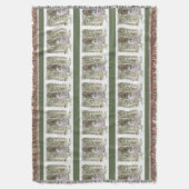 Cute Samoyed Kerstmis Deken (Voorkant Verticaal)