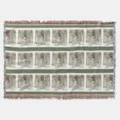 Cute Samoyed Kerstmis Deken (Voorkant)