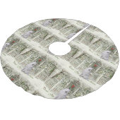 Cute Samoyed Kerstmis Kerstboom Rok (Gekanteld)