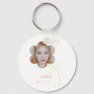 Cute Sana Flower Kpop Twice Sleutelhanger