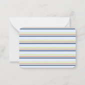 Cute Sandwich Valentine Classroom Flat Note Card  Notitiekaartje (Achterkant)