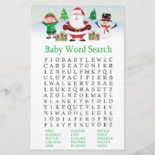 Cute Santa Baby word scramble game (Voorkant)