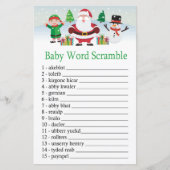 Cute Santa Baby word scramble game (Voorkant)
