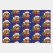 Cute Santa Beer Inpakpapier Vel (Voorkant 3)