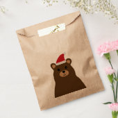 Cute Santa Beer kerstrugzak, feestdag Bedankzakje (Gezegeld)