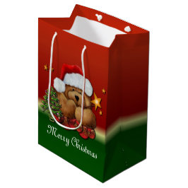 Cute Santa Beer Medium kerstcadeau Cadeauzakje