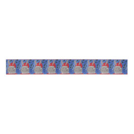 Cute Santa Bunny Grosgrain Lint