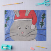 Cute Santa Bunny Tissuepapier (Craft)