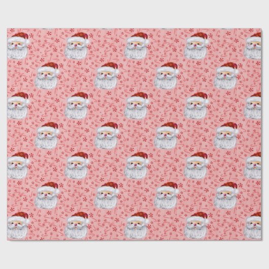 Cute Santa Cadeaupapier (Vlak)