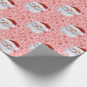 Cute Santa Cadeaupapier (Hoek)