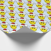 Cute Santa Cadeaupapier (Hoek)