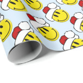 Cute Santa Cadeaupapier (Rol Hoek)