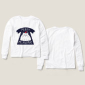 Cute Santa Cat Melanomas Christmas (Voorkant /achterkant)