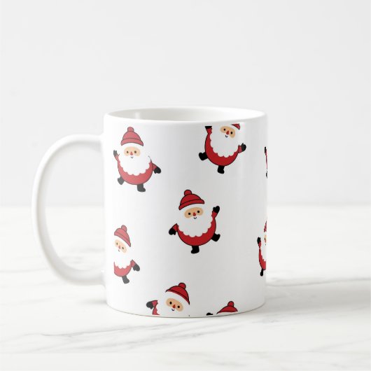Cute Santa Christmas Mug Koffiemok (Links)