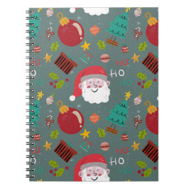Cute Santa Christmas Notebook Notitieboek