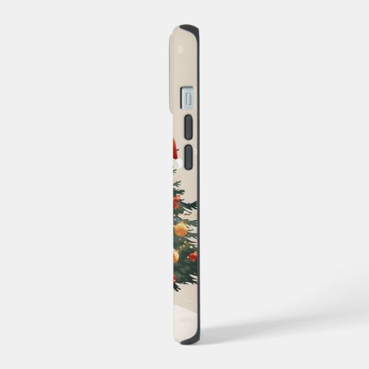 Cute Santa Christmas Phone Case For Fun winter iPhone 15 Case (Linkerkant)