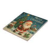 cute santa christmas tegeltje (Zijkant)