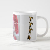 Cute Santa Claus Baby Foto Grote Koffiekop (Rechts)