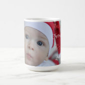 Cute Santa Claus Baby Foto Koffiemok (Center)