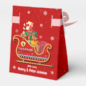 Cute Santa Claus Bedankdoosjes (Achterkant)