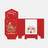 Cute Santa Claus Bedankdoosjes (Uitgevouwen)