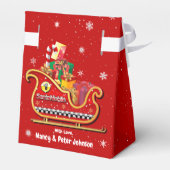 Cute Santa Claus Bedankdoosjes (Achterkant)