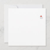 Cute Santa Claus Briefkaart (Achterkant)