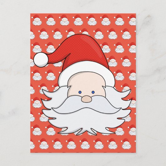 Cute Santa Claus Briefkaart (Voorkant)