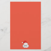 Cute Santa Claus Briefpapier (Achterkant)