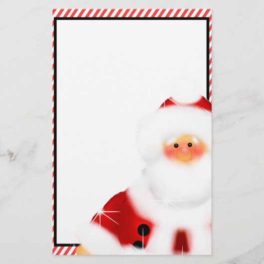 Cute Santa Claus Briefpapier (Voorkant)