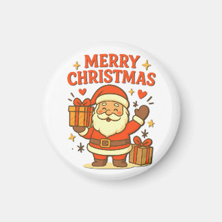  Cute Santa Claus Christmas Art –  Merry Christmas Magneet