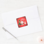 Cute Santa Claus Christmas Sticker (Envelop)